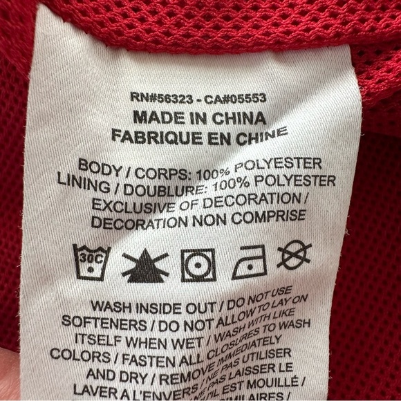 Nike size Medium Red Woven Flow LT Athletic Shorts Mesh Lined Activewear Planets - Picture 8 of 9